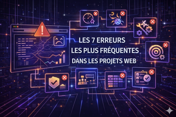Les 7 erreurs les plus fréquentes dans les projets web