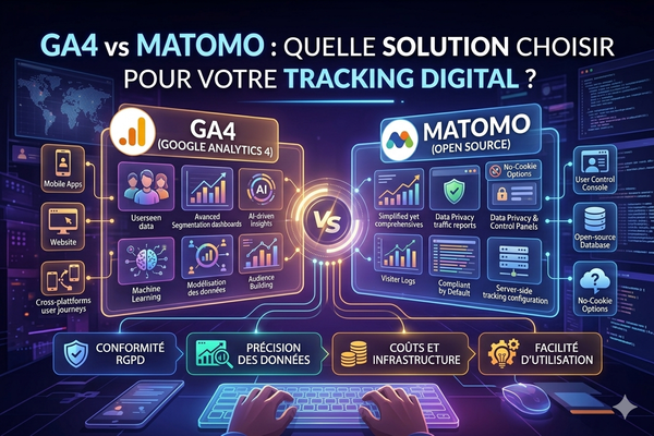 GA4 vs Matomo : quelle solution choisir pour votre tracking digital ?
